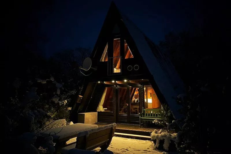 Zur Bergeshöhe - Beautiful wooden house right on the edge of the forest in