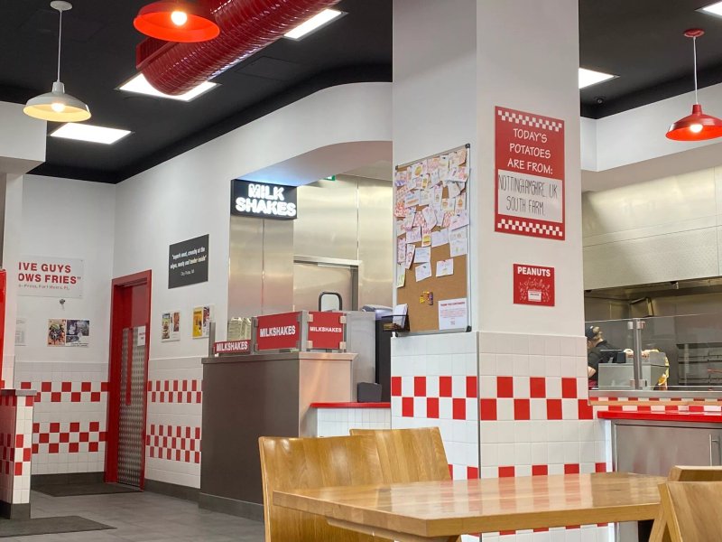 Five Guys East Midlands Designer Outlet