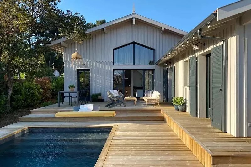 Cap Ferret. Adorable Villa pool view 200 m from the beach