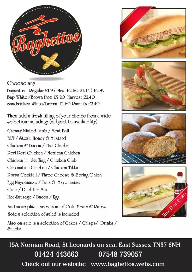 Baghettos Lunch and snack bar