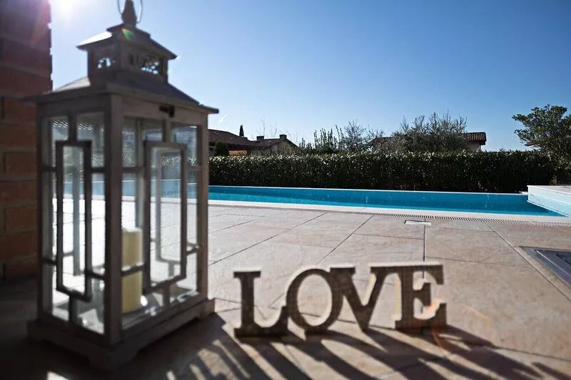 Regarda - "Villa Love" with private pool and huge porch