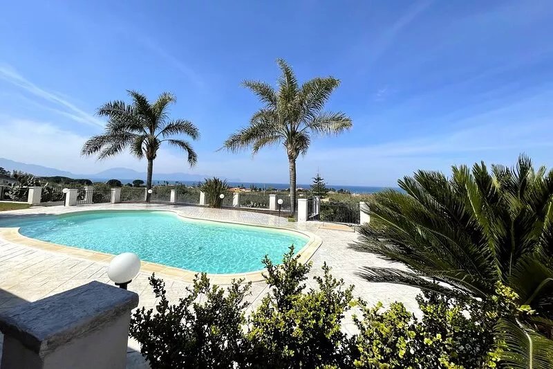 Villa San Cataldo, Terrasini Sicily with private swimming pool and sea view
