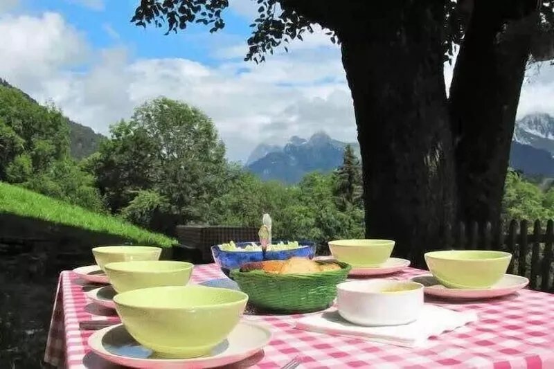 Alps Chalet for Big Group with Sauna & Yoga Terrace