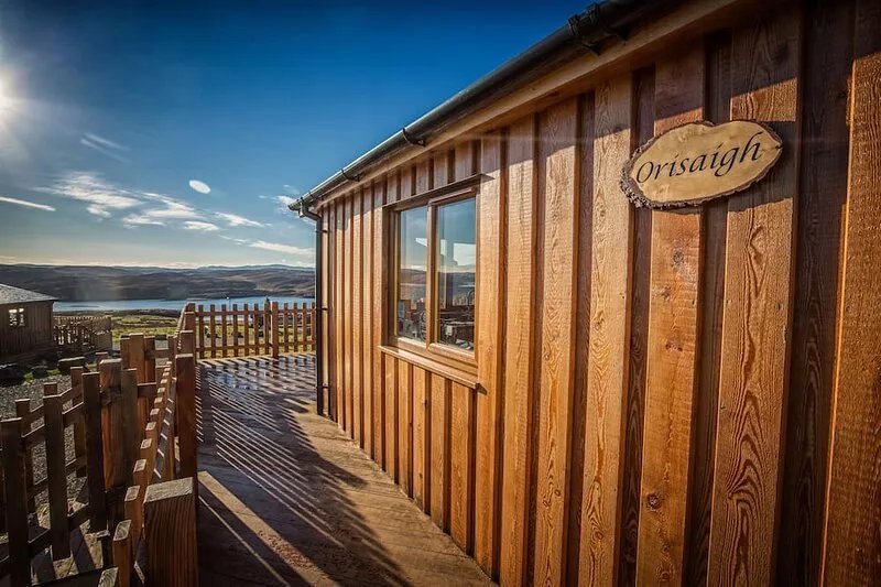 Self catering holiday chalet Orisaigh