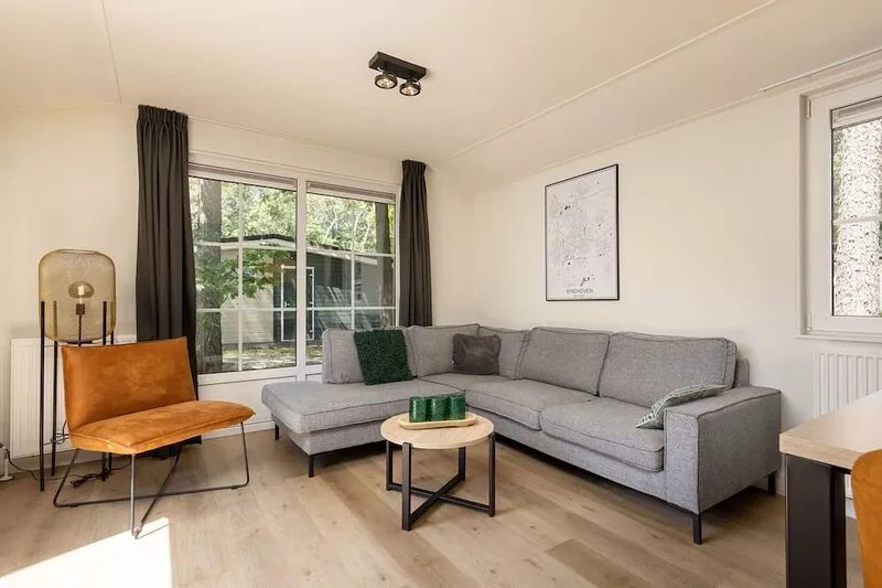 Chalet with a dishwasher, in a car-free park