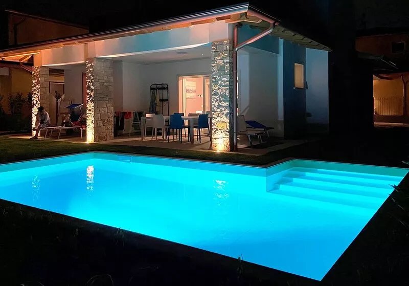 Villa Silvia, with private heated pool and garden.
