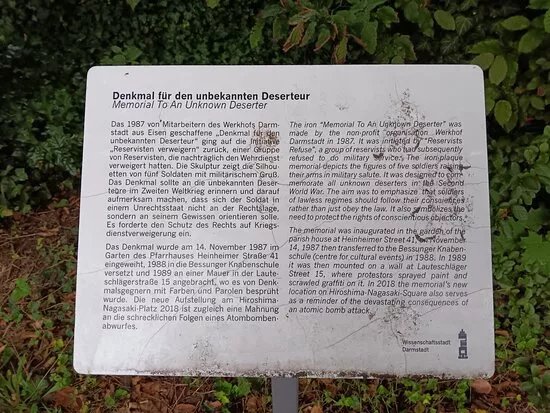 Dem unbekannten Deserteur