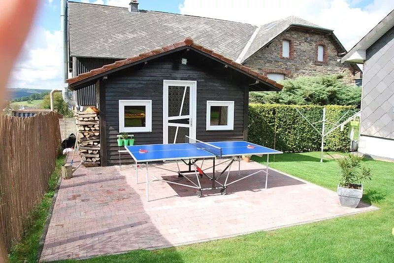 Family friendly house in rural area with horses, chickens and cats