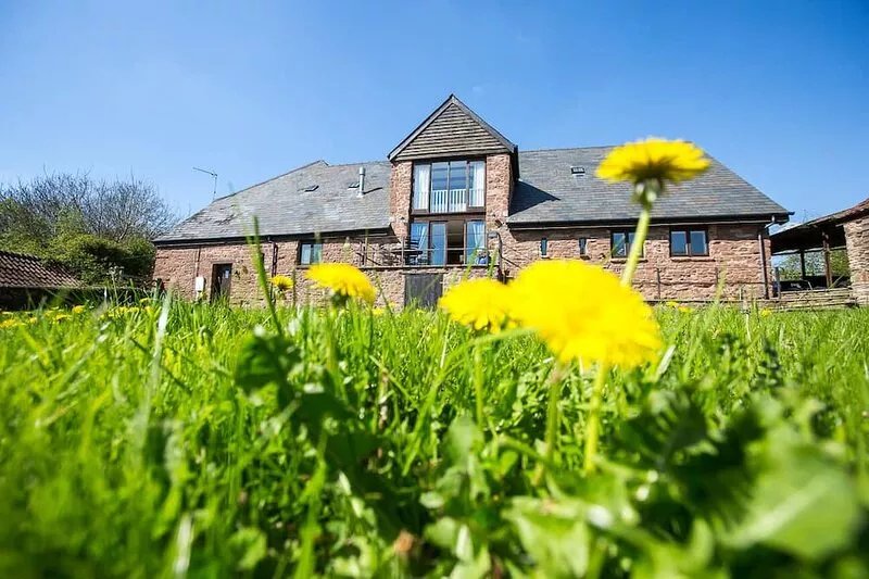Charming wing of a converted barn in secluded setting of Trebandy Farm