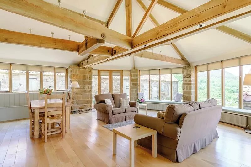 After a day exploring the North York Moors National Park, relax in the garden