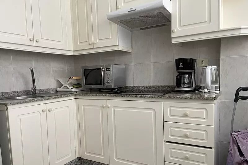 Comfortably furnished apartment right on the beach