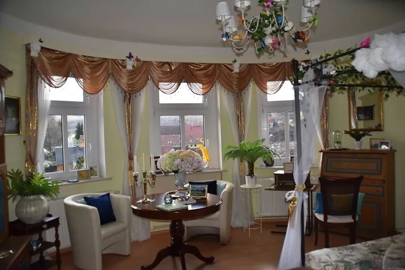 Vacation apartment "Fritz" in the Villa Hünlich with a rondel view of Upper