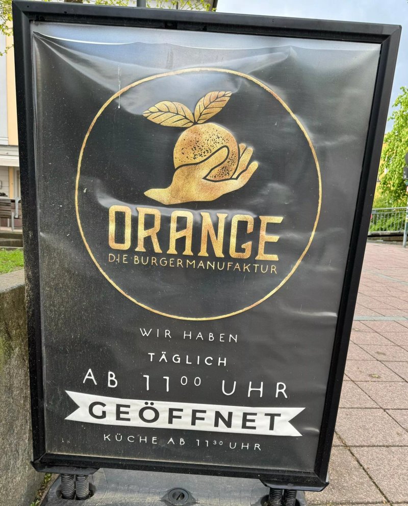 Orange Die Burgermanufaktur