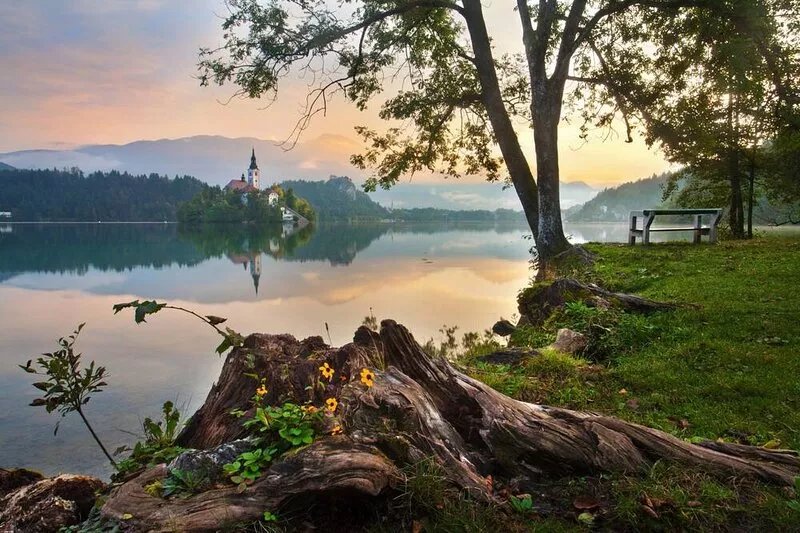 Spacious 2-Bedroom Apartment With Balcony And A/C In A Quiet Location in Bled