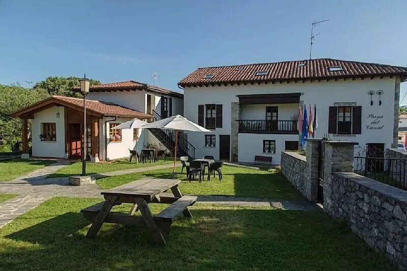 Apartments for groups with gazebo / social room