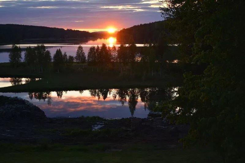 Rural Farm with 2 ha garden forest and lake with own beach in Dalarna