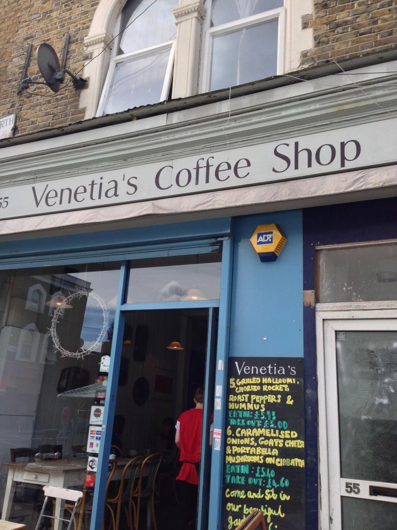 Venetia's coffee shop