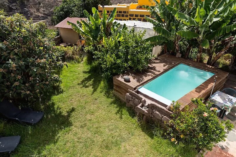 Traditional Canarian villa with private pool and tropical garden