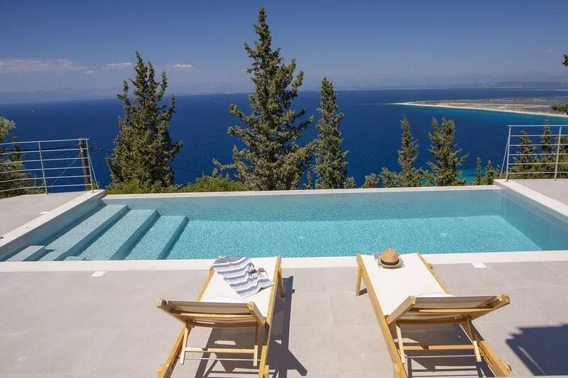 Brand New Villa Ionion Theasis Armonia with sea view & private pool