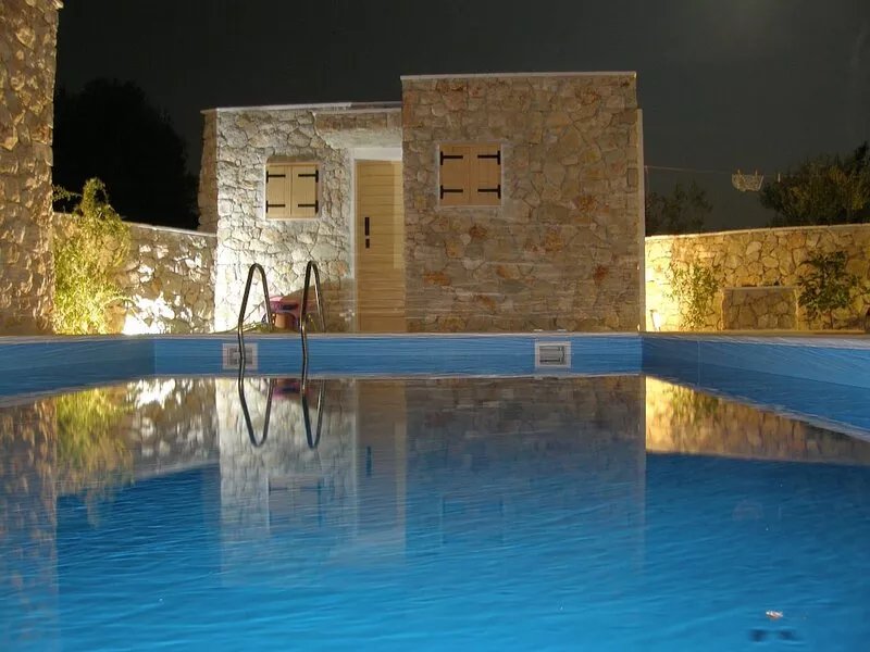 The picturesque stone holiday house with private pool