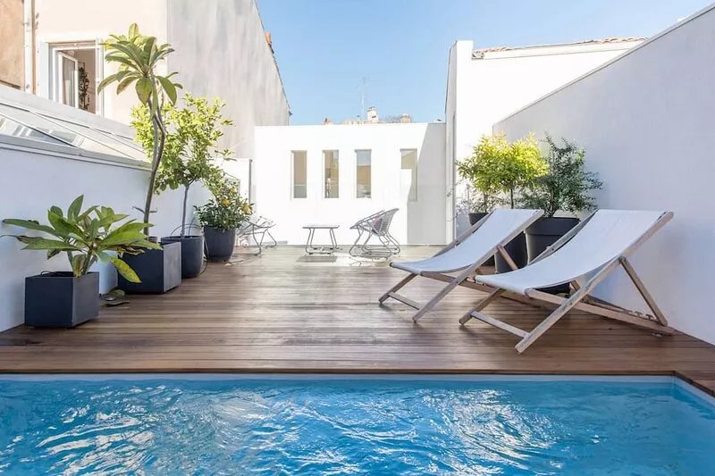 ARCHITECT HOUSE, Nîmes CENTRE with TERRACE and SWIMMING POOL