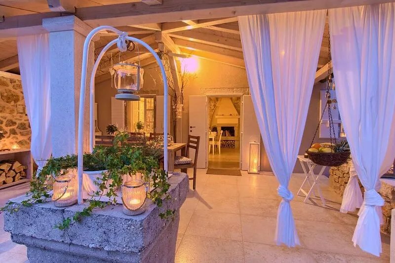 Traditional Stone House On The Greenest Croatian Island Krk