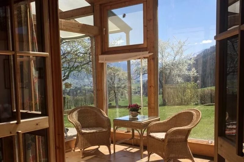 Detached wooden house with fantastic view, tranquil location