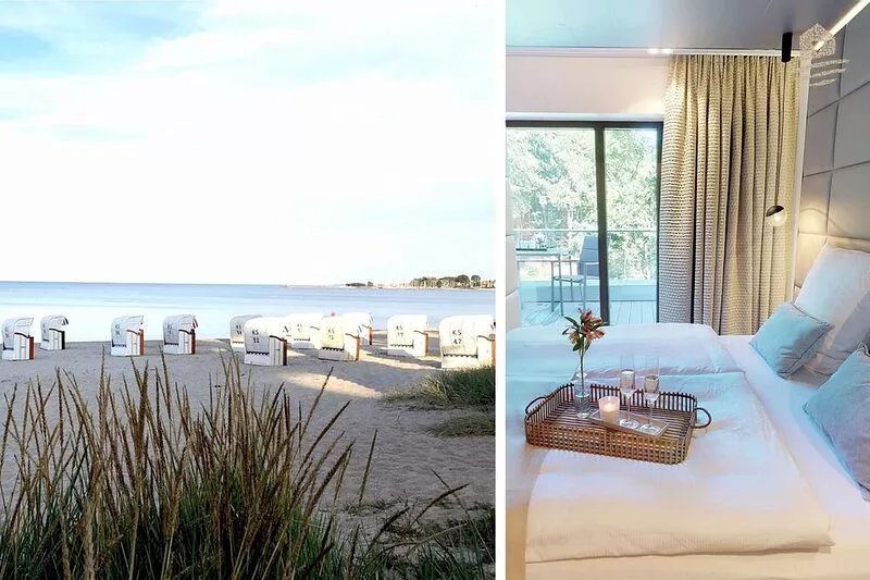 Beachfront, luxurious vacation apartment 3.06 with balcony - dog-friendly