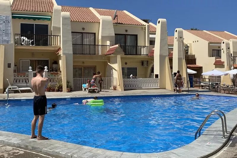 Playa de Fañabe, 2 bedroom apartment with double terrace