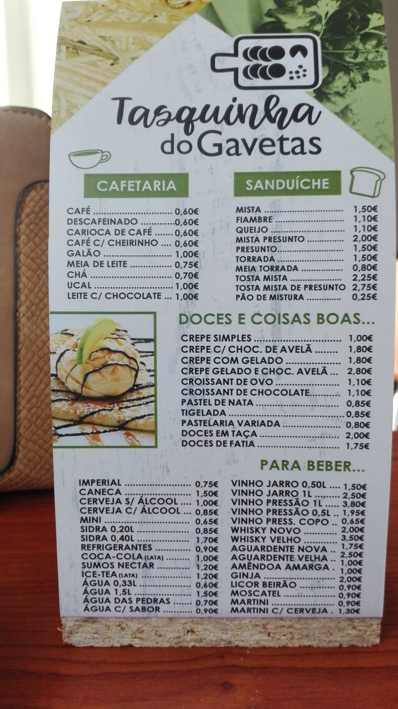 Tasquinha do Gavetas