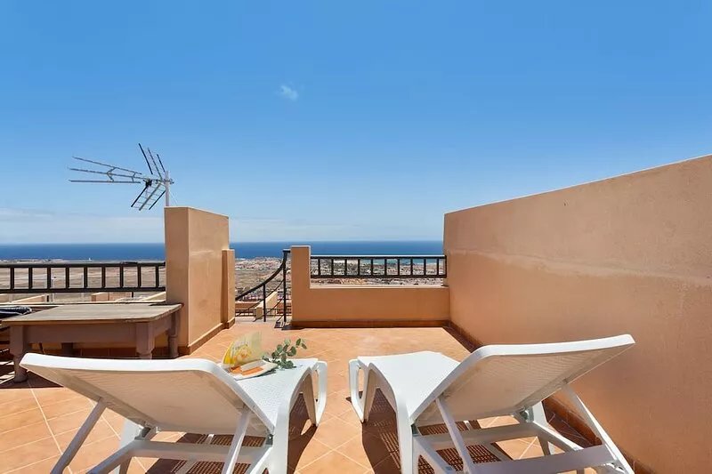 Vacation Home 'Casa Miramar' with Sea View, Shared Pool and Private Terrace