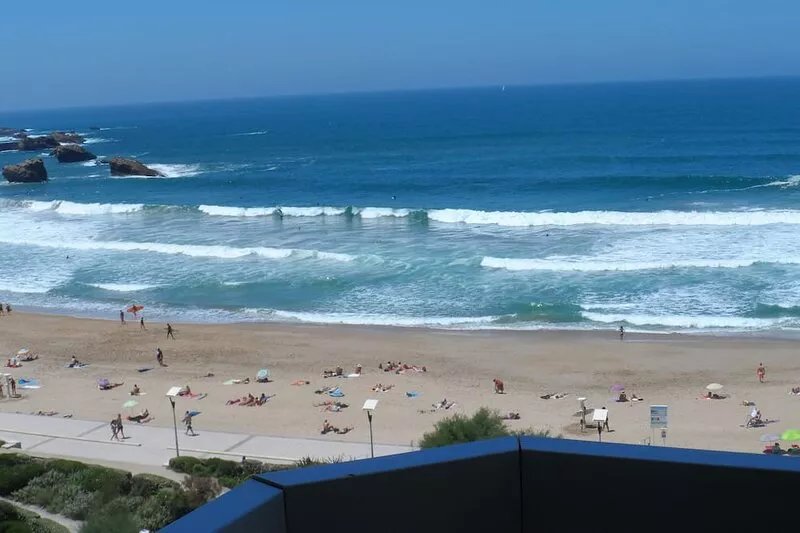 First line of sea  with panoramic view -  direct access to the beach "Grande