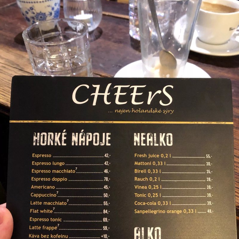 Cheers ... only Dutch cheese