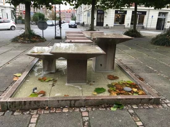 Fountain by Sankt Pauls Kirke