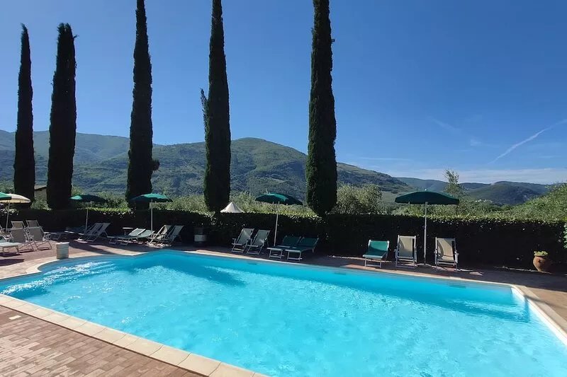 COLLEOLIVO: Three-room apartment in farmhouse with swimming pool, Marmore Falls