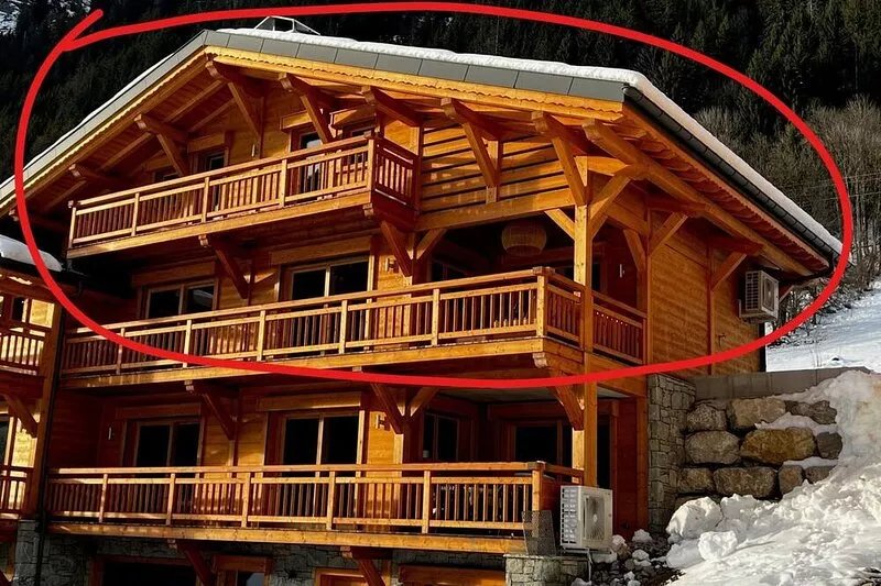 Fantastisch 8 Persoons Appartement in Châtel op 400 Meter van de Linga Lift