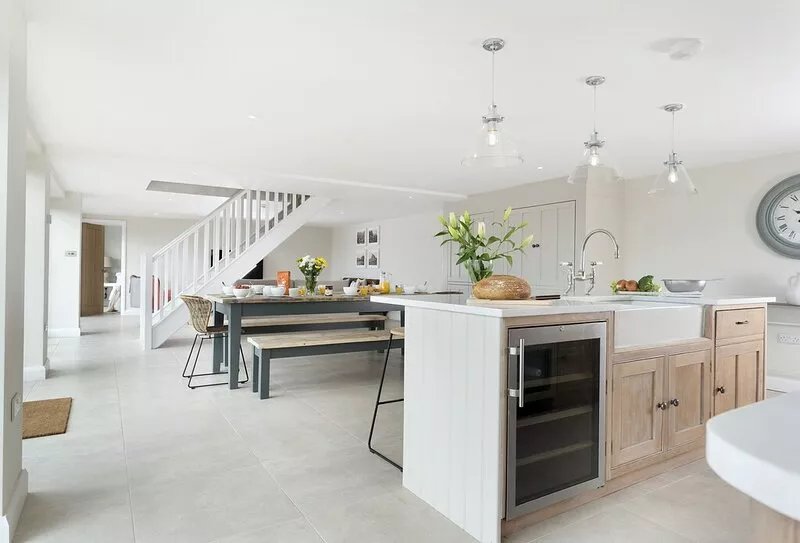 A luxury Cotswold stone barn conversion surrounded by beautiful countryside.