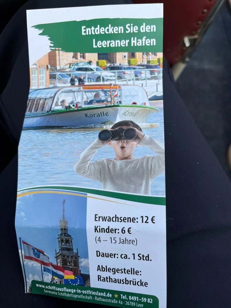 Koralle - Hafenrundfahrten in Leer