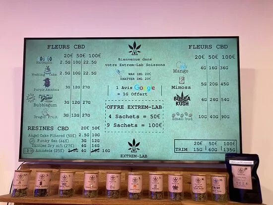 CBD Shop Extremlab Soissons