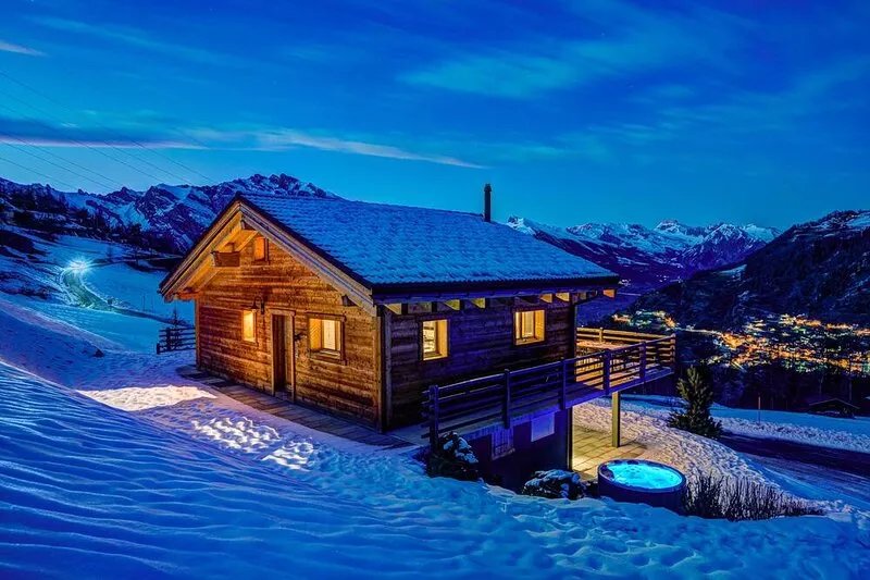 Chalet Aramis - Jacuzzi - Views - La Tzoumaz, 4 Vallees