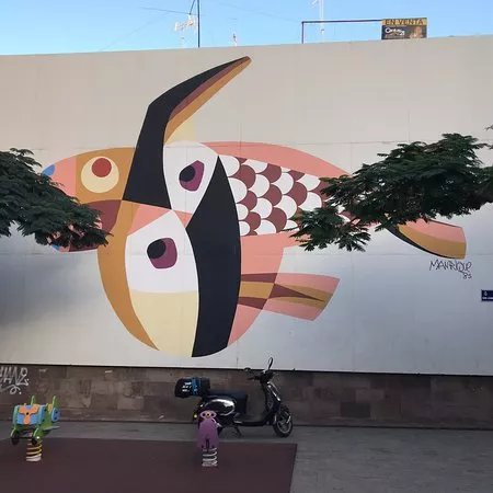 Mural Cesar Manrique - Pez Volador