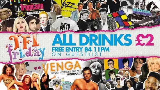 Club Tropicana & Venga Retro Music Venue