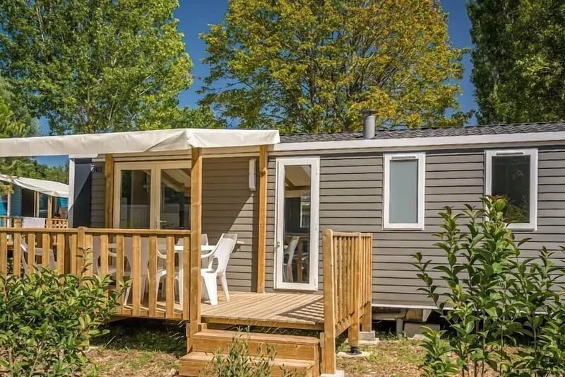 1.5 km de la plage | Mobil-home 6p + TV + Plancha