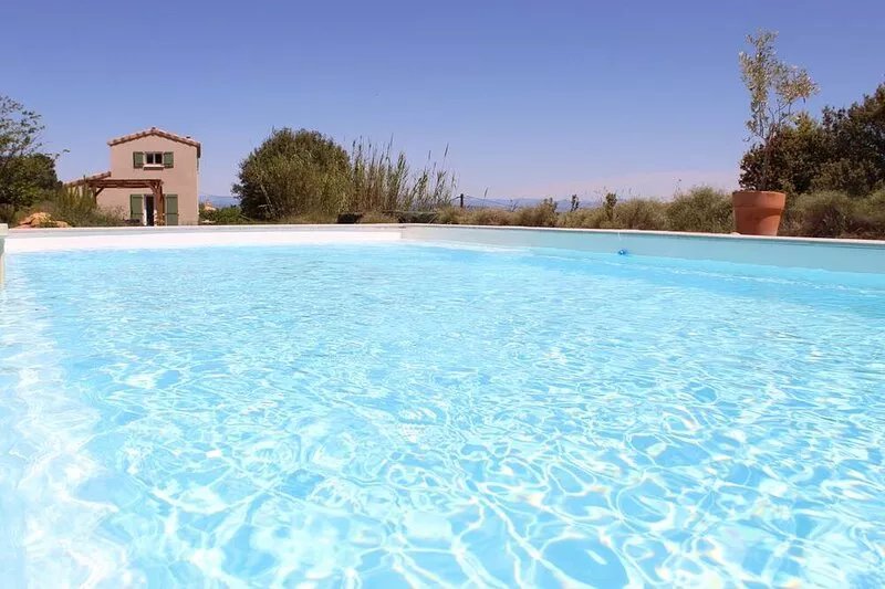 Gorges de l'Ardèche - Gite 4/6 pers + private pool on wooded park and garrigue