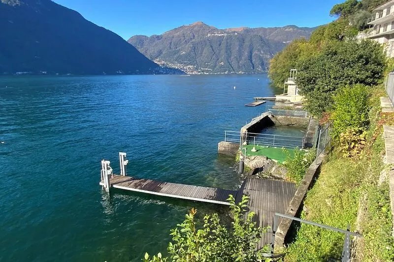 Amazing Lake Views from Large Terrace.  Swimming and Boat Dock on Property