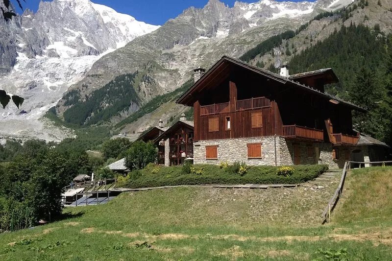 On the foot of Mont Blanc