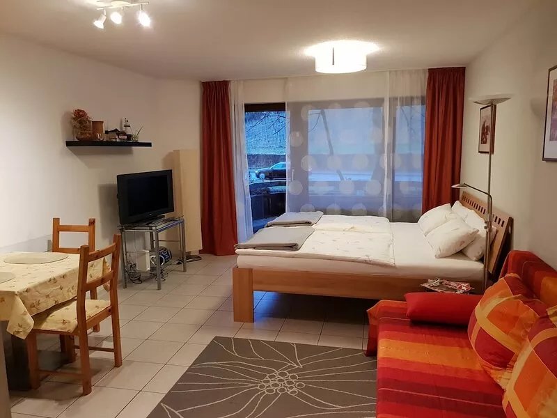 Attractive apartment with a large bed for a good night's sleep
