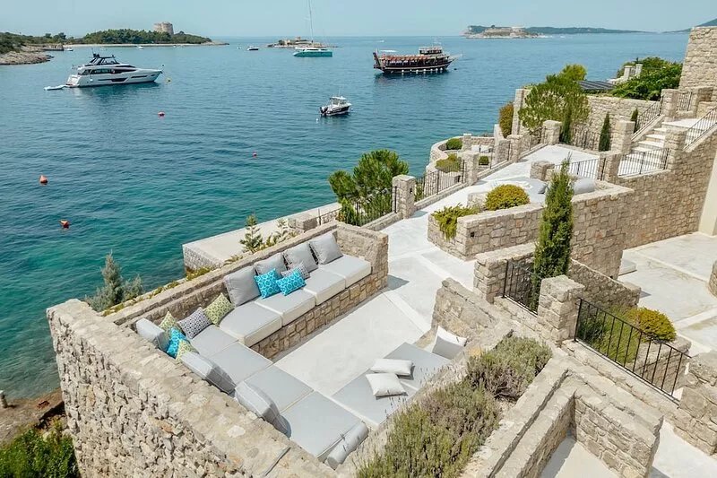 One of Montenegro’s premiere villas situated on a prime sea front location.