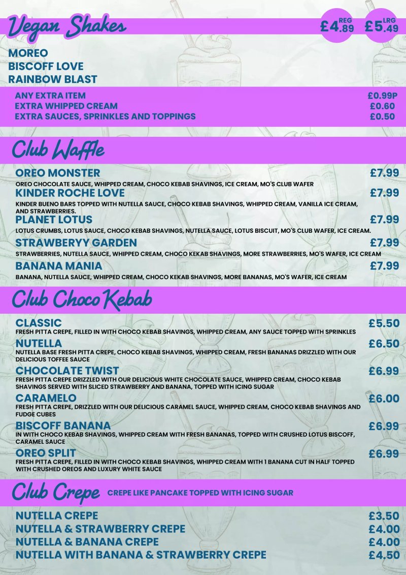 Mo's Food Club - MyShake