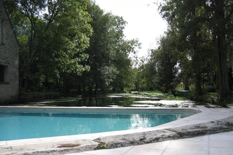 Near Chablis, on the property of a 18C watermill with heated swimming pool